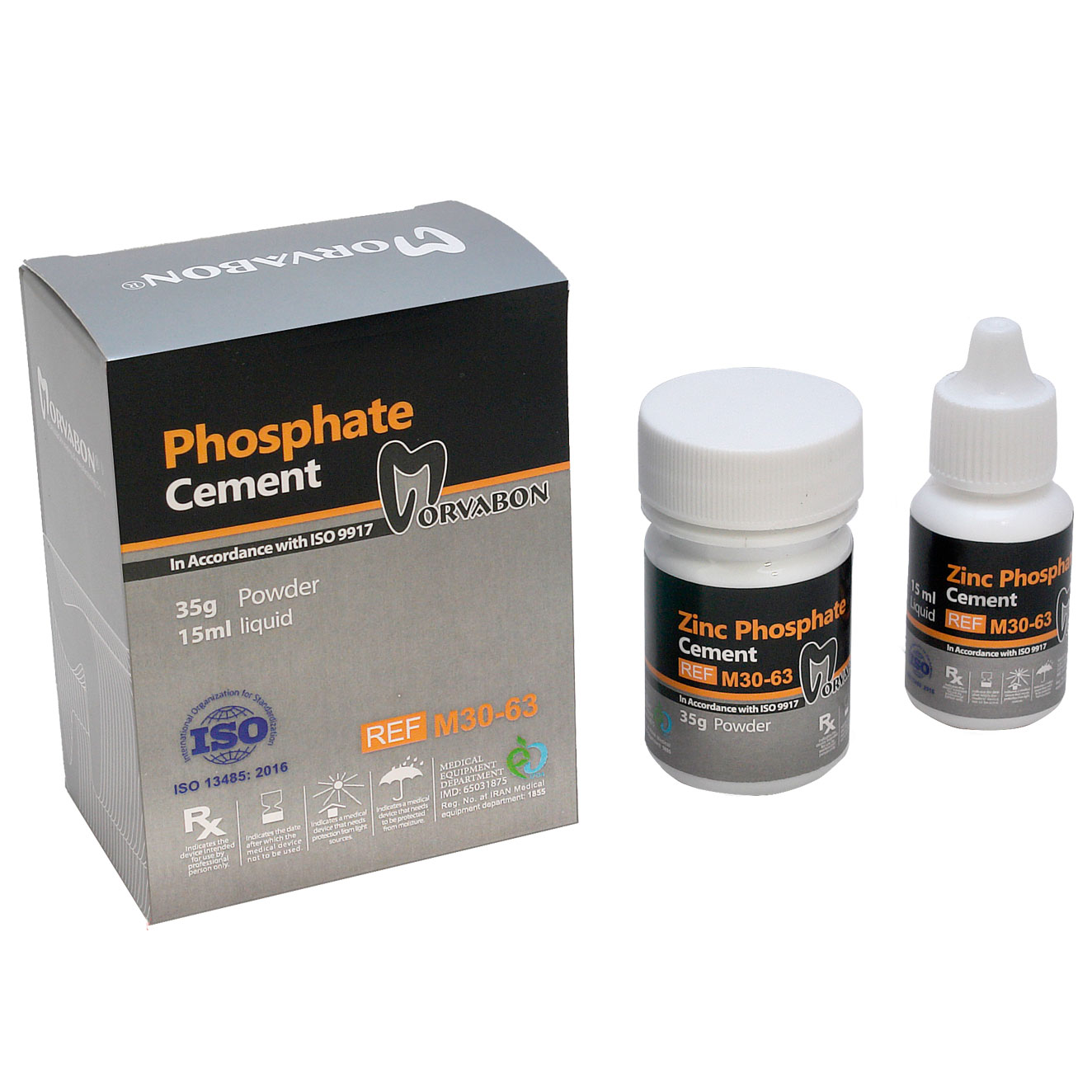 سمان زینک فسفات مروابن Zinc Phosphate Cement Morvabon